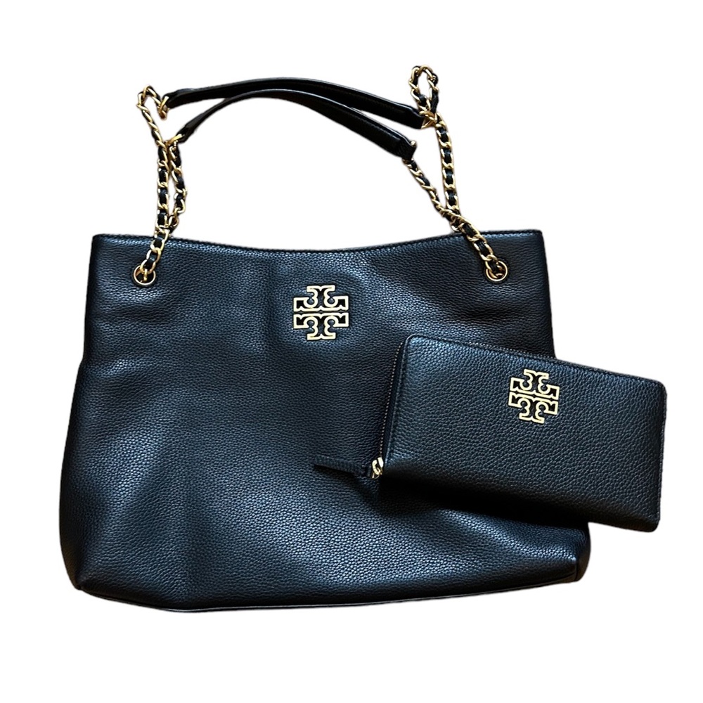 NEW TORY BURCH Compartment tote with matching wallet